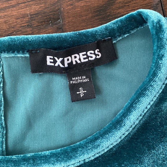 NWOT - Express Velour Top - Picture 2 of 3